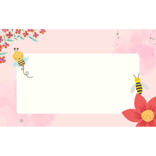 Picture of NAME TAG BEE 88X55MM